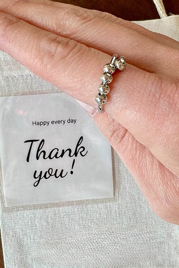 So Steady™ Anksiyete Yüzüğü (ÇELİK)