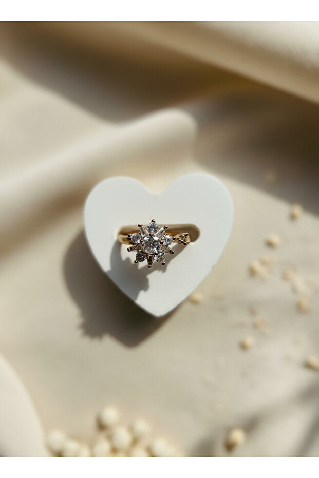 So Steady™ Anksiyete Lotus Yüzüğü  (ÇELİK)